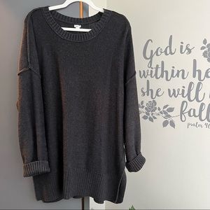 Charcoal Gray Aerie Sweater